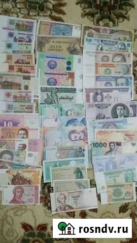 Купюры, банкноты (боны) мира пресс (75 шт.) Хабаровск - изображение 1