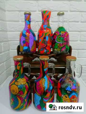 Бутылка декоративная для вина Курган - изображение 1