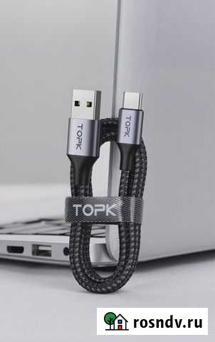 Кабель зарядный topk - Micro USB / Type C Ярославль - изображение 1