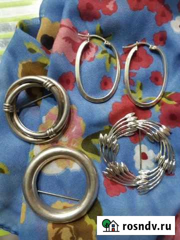 Винтажные броши и пробка из серебра Астрахань - изображение 1