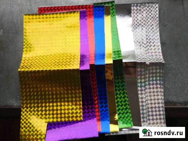 Голографические наклейки для блесен 10х22 см Альметьевск - изображение 1