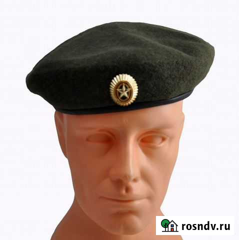 Берет оливковый вкпо (без шва) Коломна - изображение 1