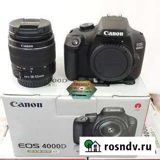 Зеркальный фотоаппарат canon 4000D Новый Великий Новгород - изображение 1