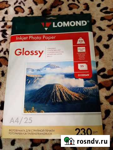 Фотобумага глянцевая А4 Санкт-Петербург - изображение 1