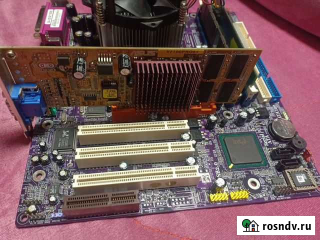 Материнская плата с процессором и памятью Нижний Новгород - изображение 1