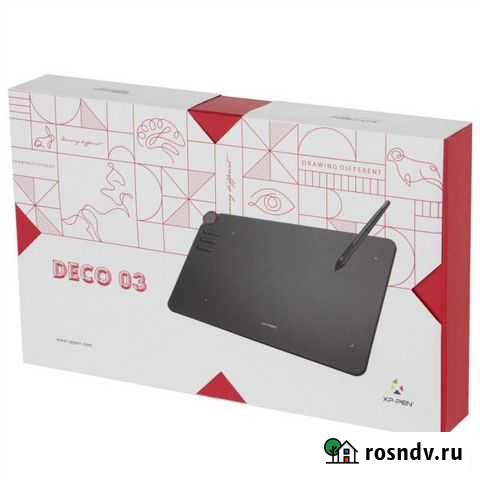 Графический планшет Xp-Pen Deco 03, черный Владимир - изображение 1