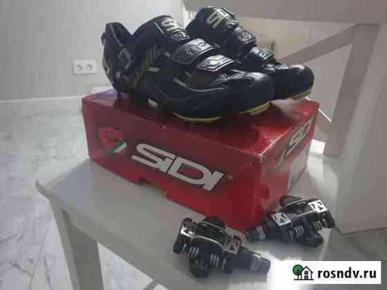 Велотуфли мтв Sidi Eagle (43eur) + педали Time Котельники