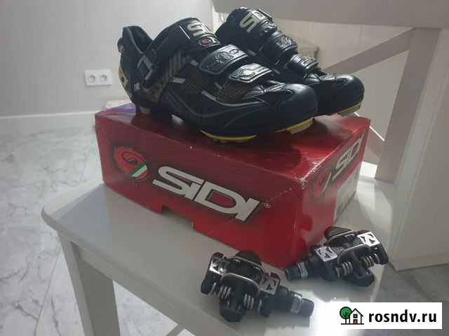 Велотуфли мтв Sidi Eagle (43eur) + педали Time Котельники - изображение 1