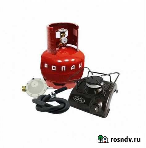 Комплект газовый Турист (Гефест) с баллоном 5 л Курган - изображение 1
