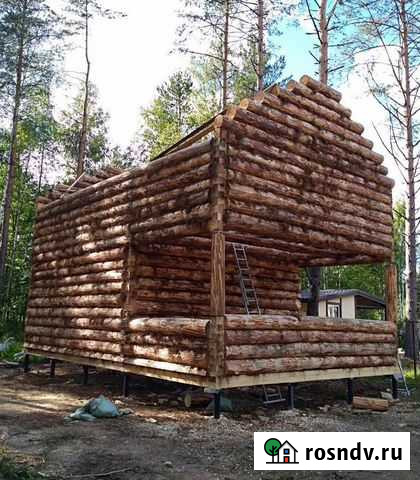 Сруб дома, бани 6х9м. Реальная цена с доставкой Янино-1 - изображение 1