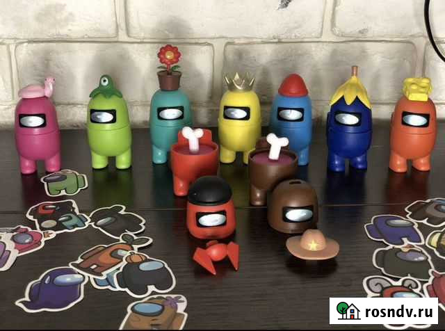 Фигурки among us разборные 8,5см Ивантеевка - изображение 1