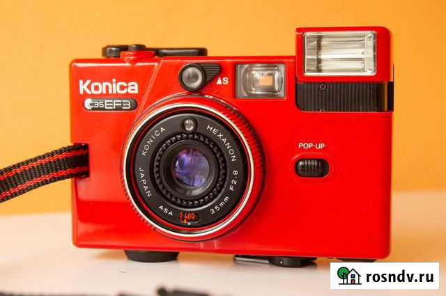 Пленочный фотоаппарат Konica c35 EF3 Челябинск - изображение 1