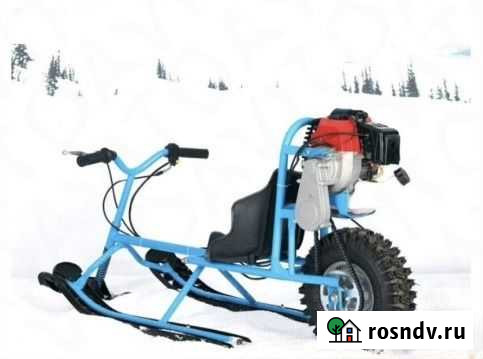 Снегоход, снегокат детский с бензиновым мотором Тюмень - изображение 1