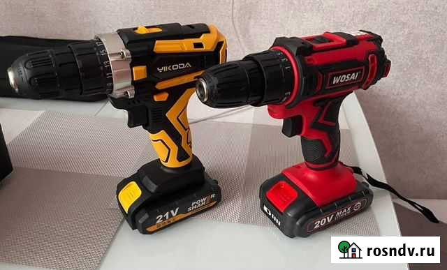 Новый шуруповерт Wasai 20V (красный) с 1-им акб Кострома - изображение 1