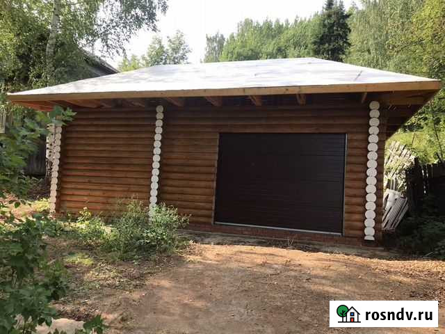 Сруб дома из оцилиндрованного бревна 40 кв.м Кама - изображение 1