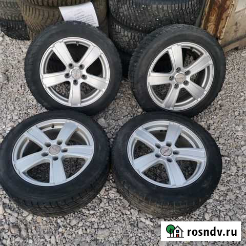 205/55 R16 yokohama IceGuard Зима Литые R16 pсd:5x Калуга - изображение 1
