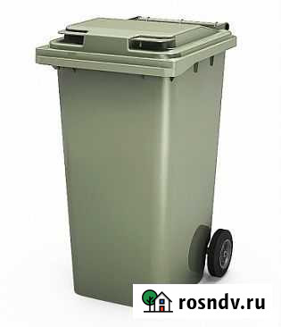 Передвижной мусорный бак 240 л с крышкой Ставрополь - изображение 1
