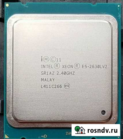 Процессор Intel Xeon E5 2630L V2 (LGA2011) 60вт Тольятти - изображение 1