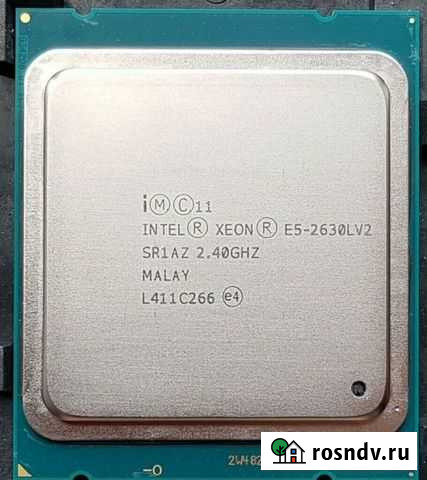 Процессор Intel Xeon E5 2630L V2 (LGA2011) 60вт Тольятти - изображение 1