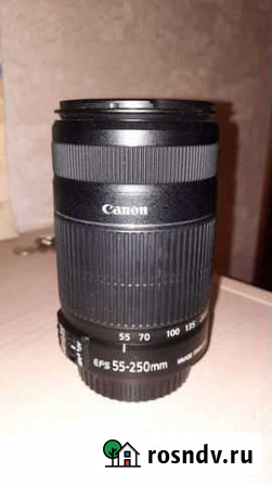 Объектив canon ef s 55 250mm Ростов-на-Дону - изображение 1