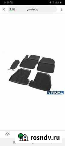 Коврики резиновые комплект для форд фокус 3 Липецк - изображение 1