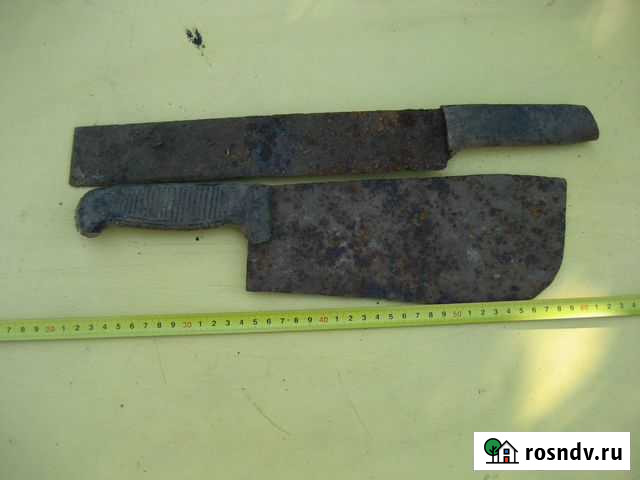 Лапа сапожная сечка и два мясных ножа Кингисепп - изображение 1