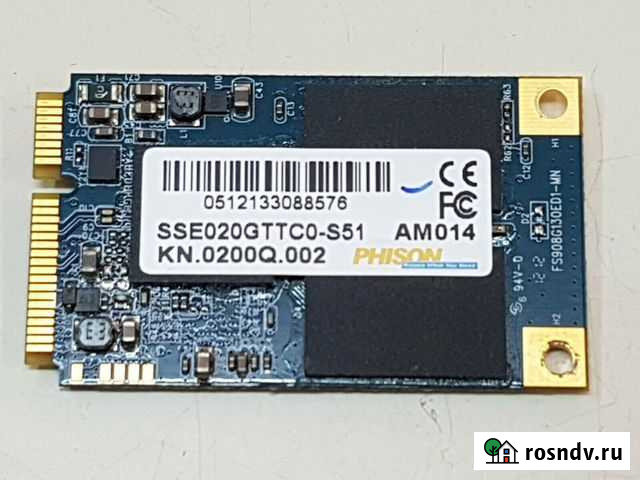 Накопитель SSD 20GB M-SATA. Отп. в регионы Челябинск - изображение 1