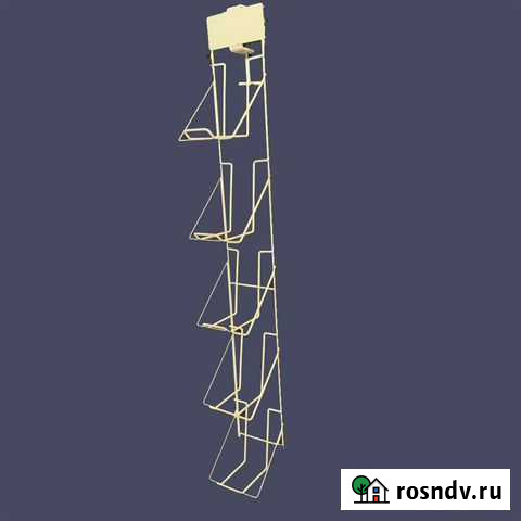 Держатель для банок вертикальный 5 полок со струбц Октябрьский - изображение 1