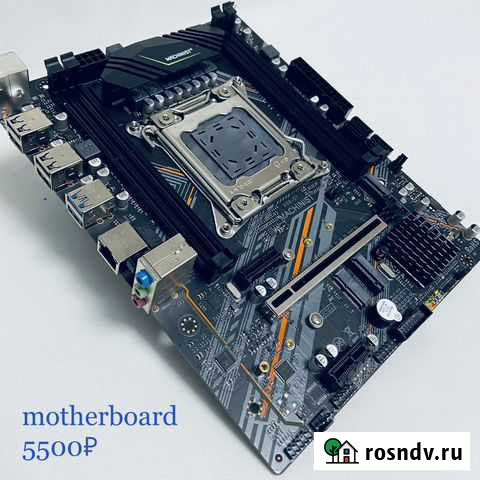 Материнская плата X99, lga2011-3 machinist Новосибирск - изображение 1