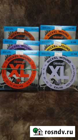 Струны для электро и бас гитар в ассортименте Калининград - изображение 1