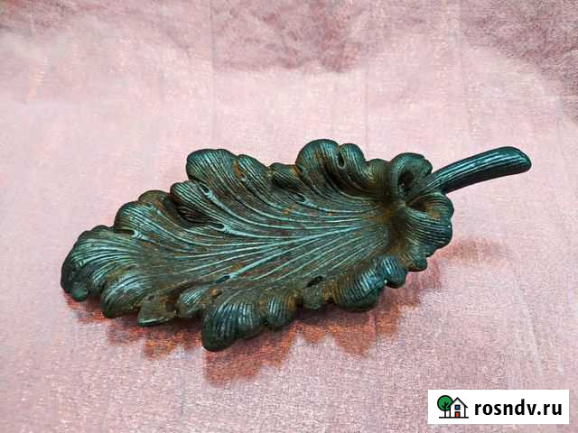 Пепельница Дубовый лист. Каслинское литье 1961г Хабаровск - изображение 1