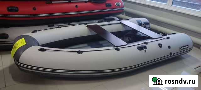 Лодка пвх SibRiver Хатанга 330 Pro нднд серая Омск - изображение 1