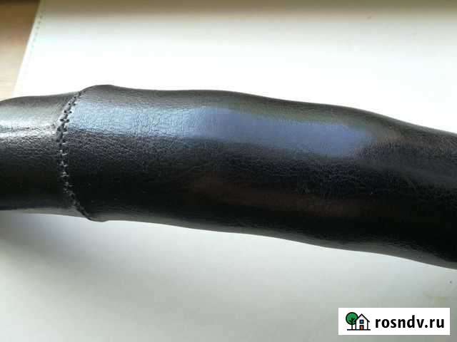 Чехол на руль 38см кожа или обмен на шлем Ялта - изображение 1