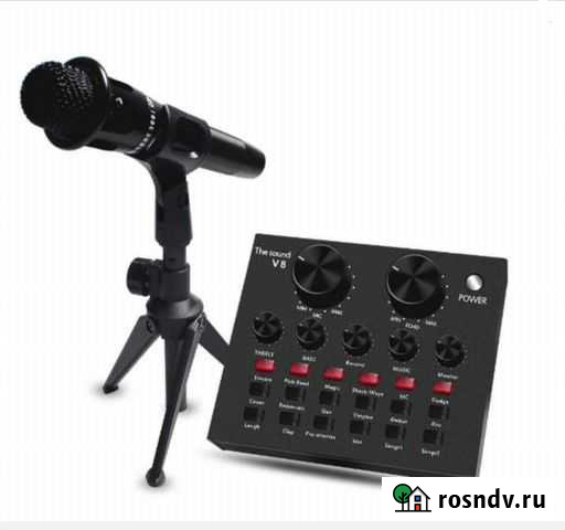 Микрофонный комплект + звуковая карта Калининград - изображение 1