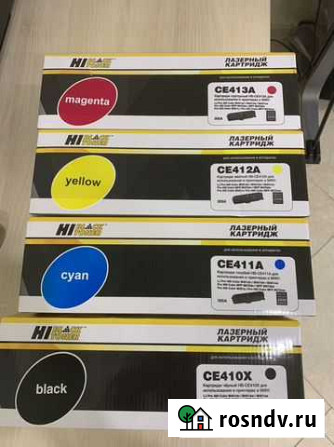 Картриджи CE410Х, CE411А, CE412А, CE413А Екатеринбург - изображение 1