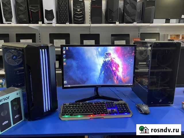 Игровой пк Ryzen 3 1200/8gb/GT1030/SSD256 Курск - изображение 1
