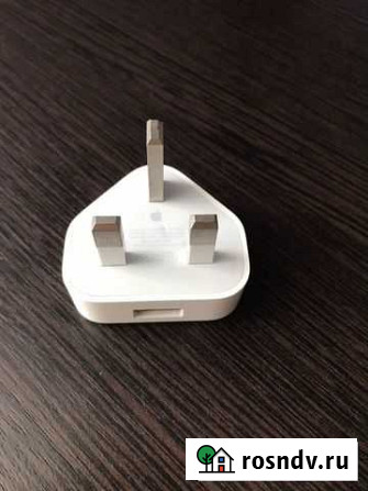 Сетевой USB адаптер Apple тип G(UK,HK) Егорьевск - изображение 1