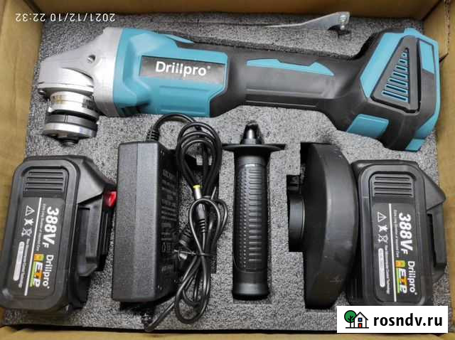 Аккумуляторная ушм DrillPro+акб 4000MAh Супонево - изображение 1