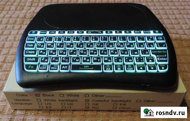 Беспроводная мини-клавиатура с подсветкой Юхнов - изображение 1