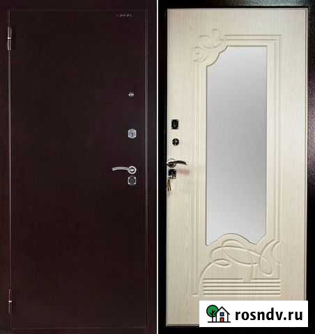 Входная дверь с зеркалом Пермь - изображение 1