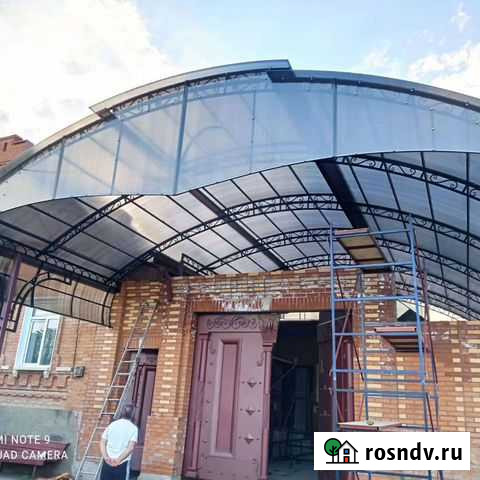 Навесы из поликарбоната Владикавказ - изображение 1