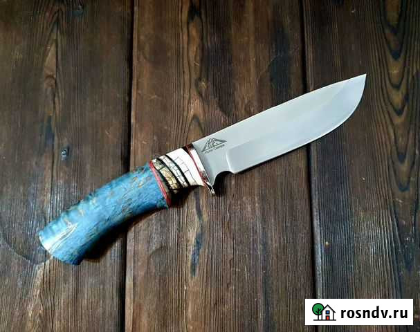 Нож из стали M390 с рукоятью из зуба мамонта Норильск - изображение 1