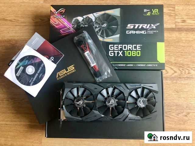 Asus GeForce GTX1080 strix 8GB Архангельск - изображение 1