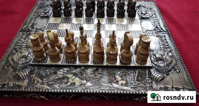 Шахматы нарды шашки 3 в 1 Таганрог - изображение 1
