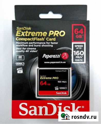 Карта памяти extreme SanDisk 64 гб 4K Йошкар-Ола - изображение 1