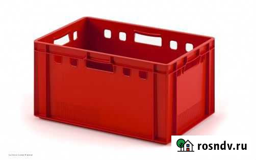 Пластиковый ящик для мясной продукции Е3 цветной Владивосток - изображение 1