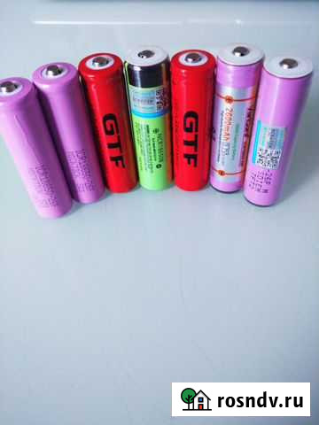 Аккумуляторы литиевые 18650,26650 новые Омск - изображение 1