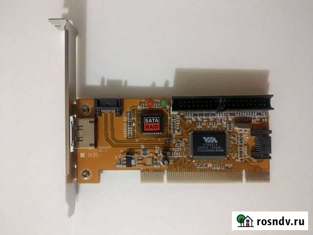 Контроллер SATA Raid VIA 4621 (Новый) Москва - изображение 1