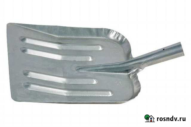Лопата снеговая оцинкованная 355х380 лз Самара - изображение 1