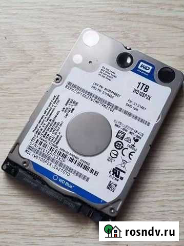 Жесткий диск WD Blue WD10spzx 1TB, 2.5, 5400 rpm Новосибирск - изображение 1
